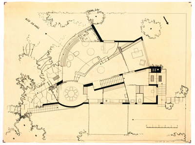 <p><strong>9.</strong> Baensch Evi Planı <br /> 	Kaynak: Akademie der Künste, Berlin, Hans-Scharoun-Archiv,  no 8. </p>